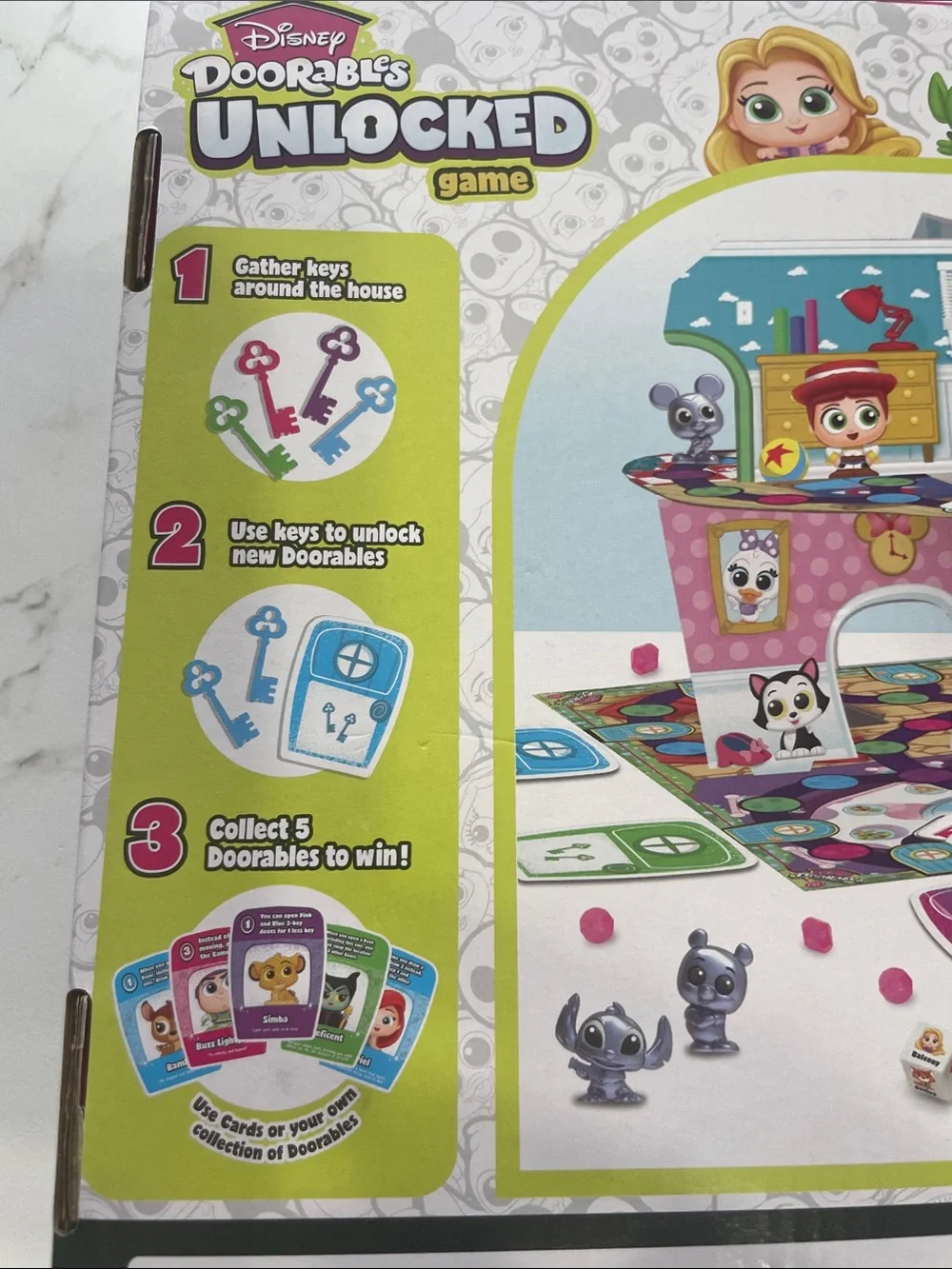 Disney Doorables Unlocked Game - Pink & Green Box